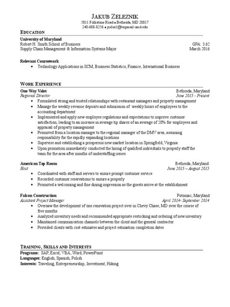 vmock resume